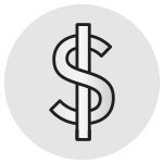 dollar sign icon